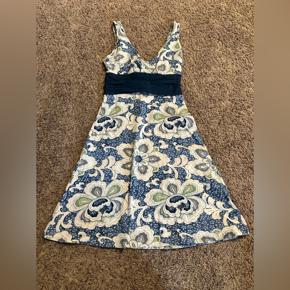Great Condition Patagonia Blue Floral XS dress